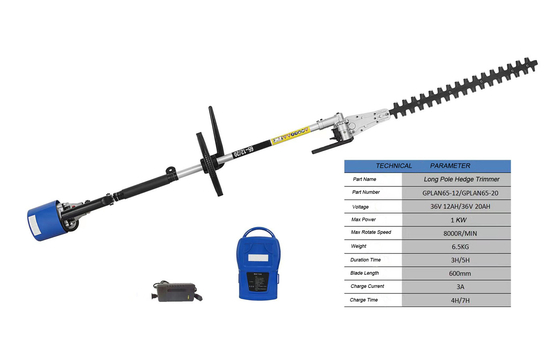 600mm 1KW Pil Hafif Uzun Erişimli Teleskopik Çit Düzeltici Akülü
