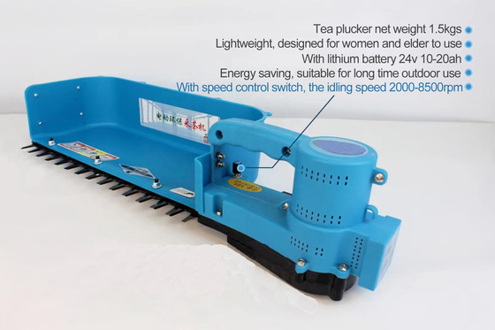 Açık için 24v 10Ah Mini Akülü Çay Toplama Makinesi Çay Harvester