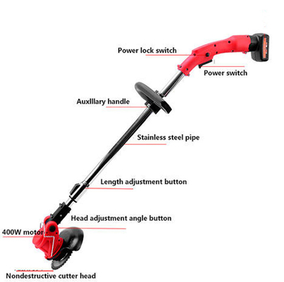 220v 1500w Akülü Çim Kesici