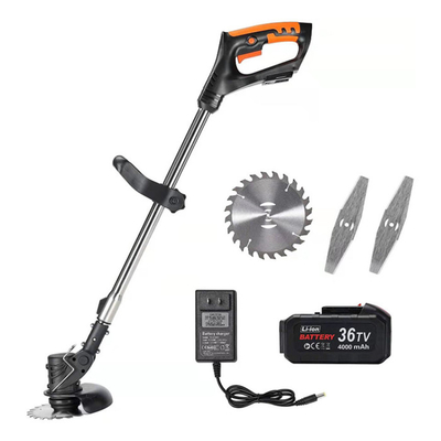 Ergonomik 10 İnç 20V Gcordless Çim Kenarı Kesici Döner Kafa Kesme Ekipmanı