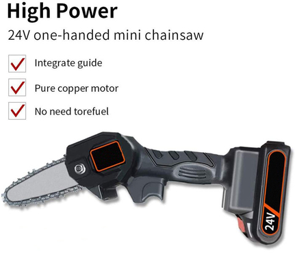 6in 21V Mini Küçük Pil El Testere Makinesi Değirmenleri Ahşap Kesme Lityum Prunner
