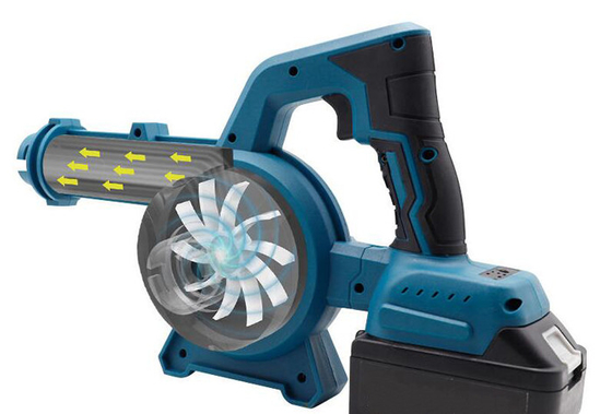 Akülü Elektrikli Bahçe Üfleyici Akülü Elektrikli Yaprak Vakum 20V 2.0Ah 680W