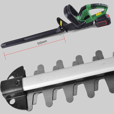 18V 2.0Ah 550mm Elektrikli Çit Kesme Makinesi Pil ile Çift Bıçaklı Akülü Çit Düzeltici